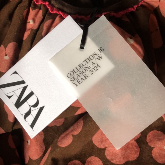 NWT ZARA special collection Floral Dress - Picture 6 of 6